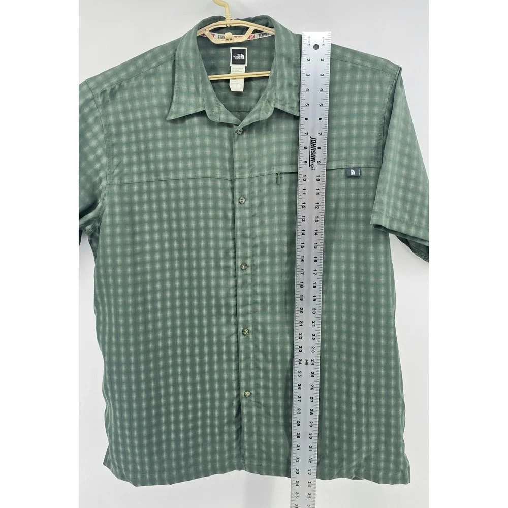 The North Face Tekware Shirt Gorpcore Vintage Mens Size XXL Short Sleeve Green